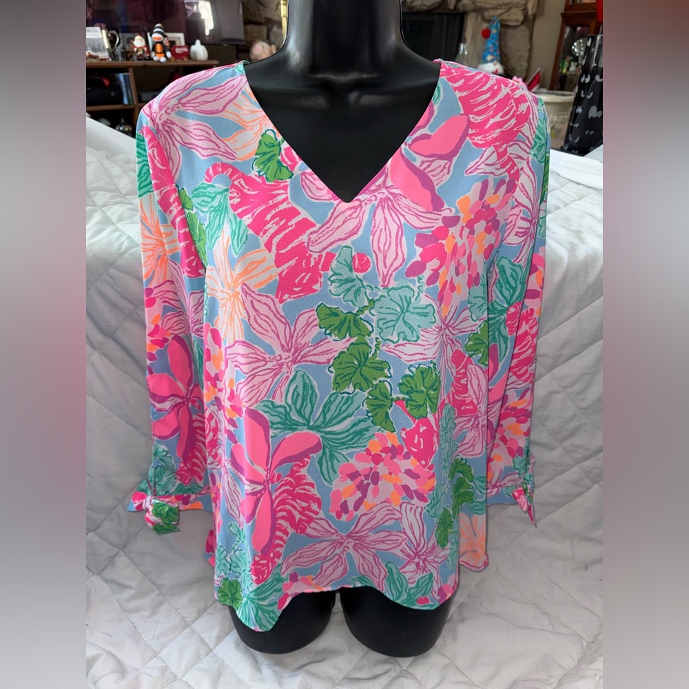 Lilly Pulitzer 3/4 Sleeve Pamala Top
